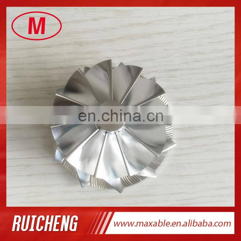 CT12 47.04/58.03mm 11+0 blades Turbocharger Billet/aluminum 2618/milling compressor wheel
