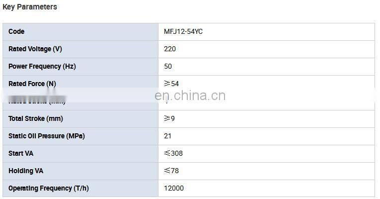 Mfj12-27yc/Mfj12-54yc on-off AC Rexroth Hydraulic Solenoid Valves Solenoid Coil