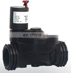 2 way with flow control plastic 2 inch water solenoid valve for irrigation