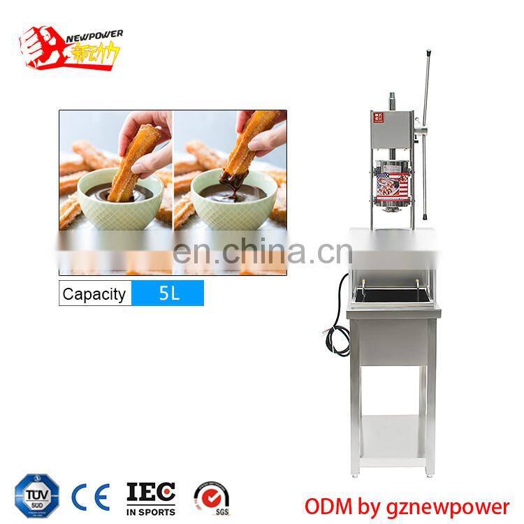 catering equipment industrial used spanish churros maker churros machine with fryer