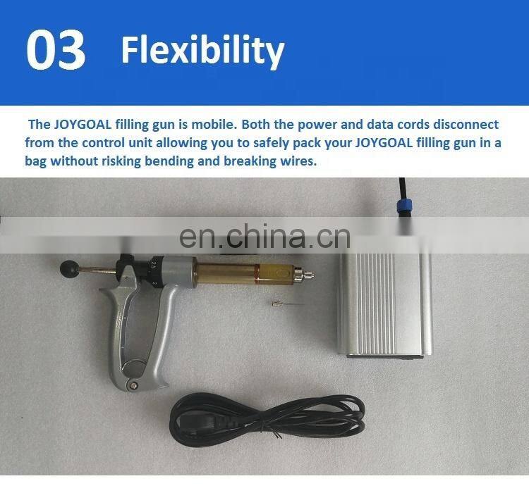 Semi-automatic gun filling machine fiftyshot for oil