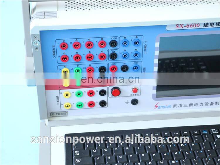 Secondary Current Injection relay Tester Microcomputer 3-phase Relaying protection tester