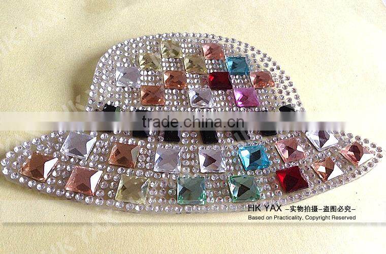 0305L New!! China Supplier new design hotfix stone motif,hotfix stone motif for T-shirt,fashion hotfix stone motif