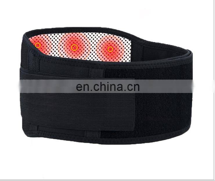 Best sell Tourmaline self-heating adjustable waist protection back support belt