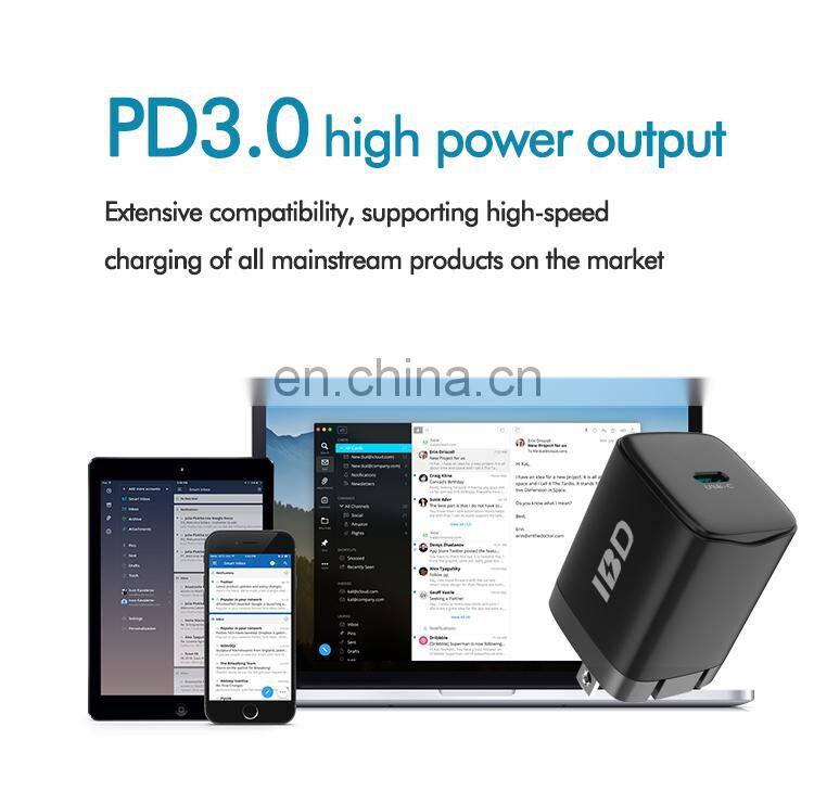 2021 Portable Mobile Phone Fast Charging Adapter Mini USB-C PD20W Charger For iPhone 12 PD 20W charger