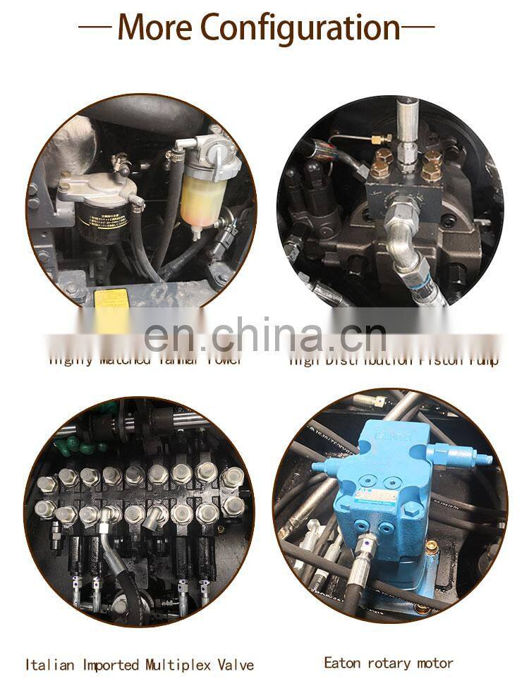 Shandong Jining 1.5 Ton Mini Excavator 1.6 Ton Hydraulic Pump Excavator