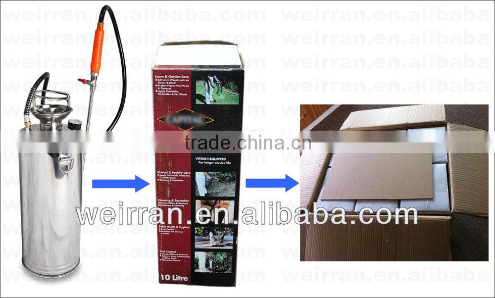 (73466) stainless steel tank with adjustable brass nozzle water sprayer pump