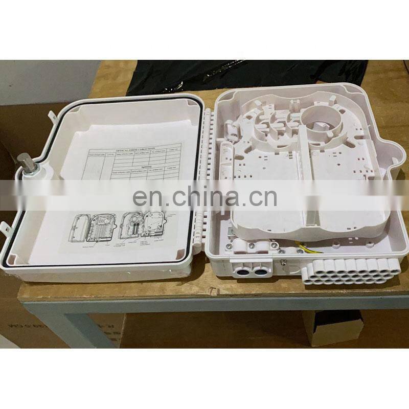 24 core 1*24 FTTH box IP65 fiber optic termination box fiber optic splice distribution box