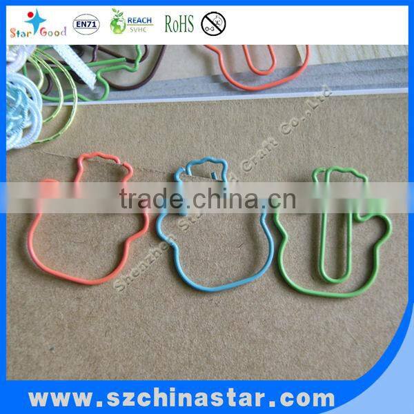 New design soft PVC paper clip with OEM size
