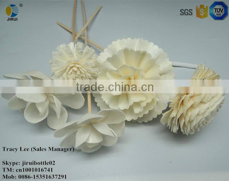 Diffuser bottle stick with flower natural flower white flower for diffuser bottle
