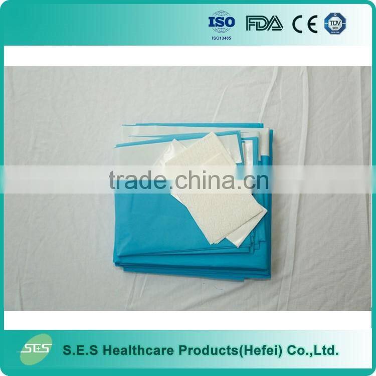 2016 best selling factory offer OEM Surgical Universal Drape Pack with Certificate