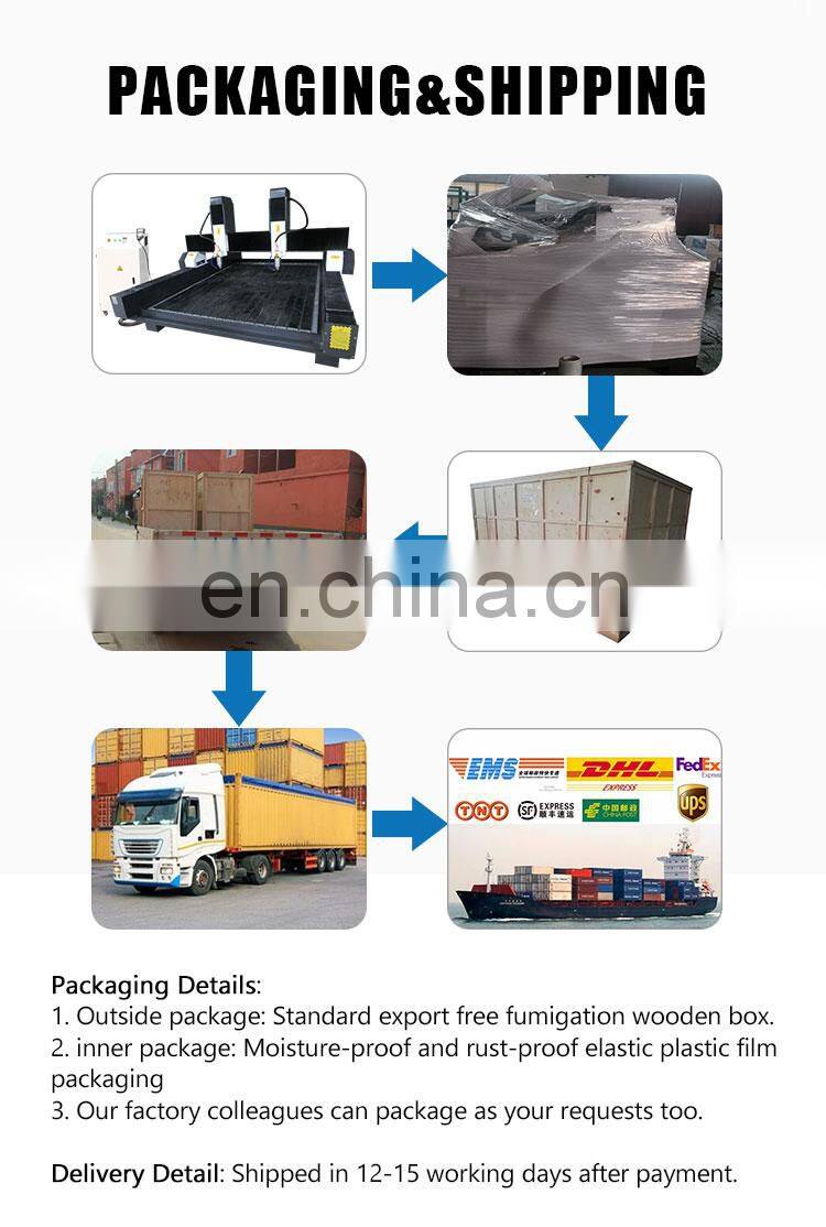 Two Heads CNC Stone Cutting Machine Marble CNC Router CNC Granite Carving Machine