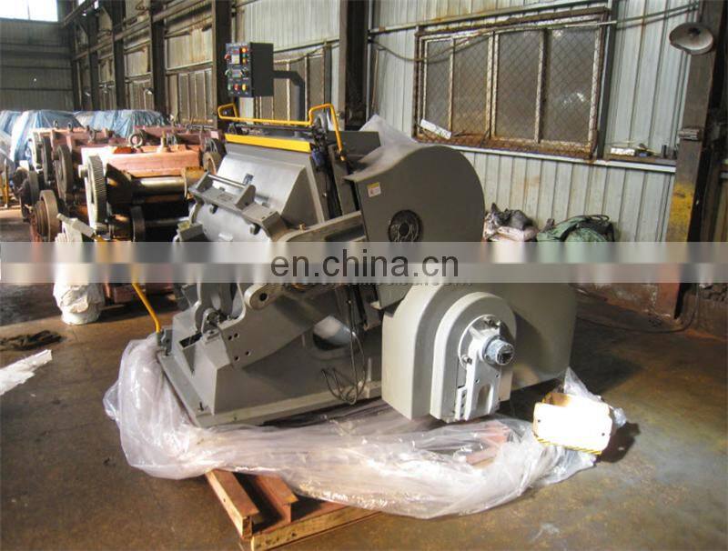 ML1100 CE Flatbed Paper Manual Die Cutting and Creasing Machine, Flat Bed Corrugated Carton Cardboard Die Cutter Press