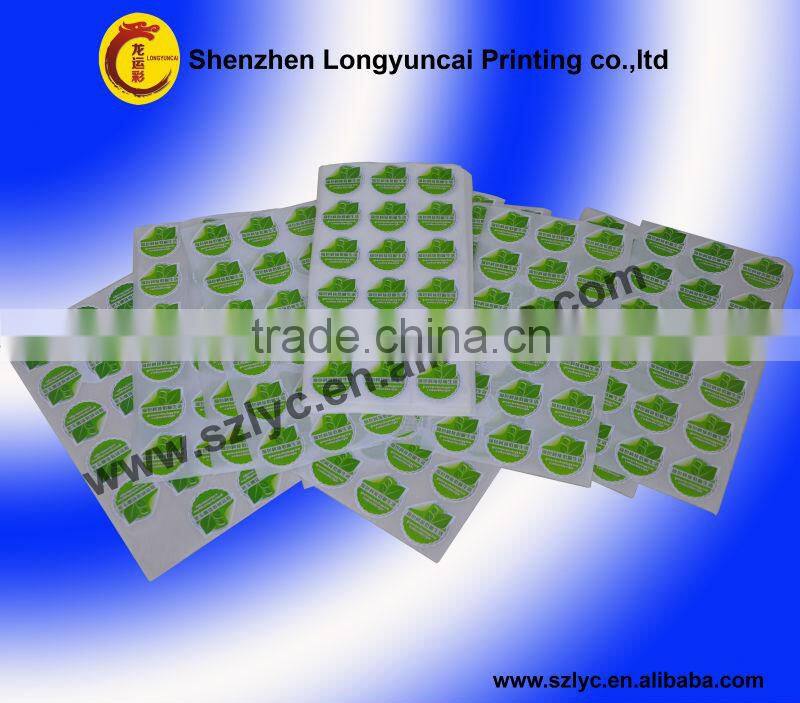 customized competitive price labels printing made in shenzhen OEM printing factory