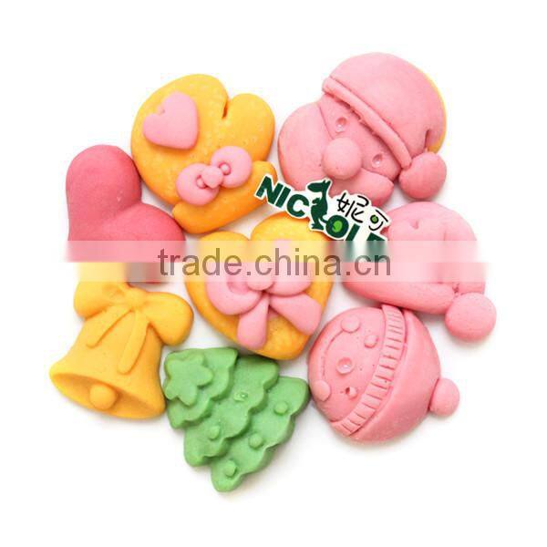 Unique design christmas day silicone fondant cake molds