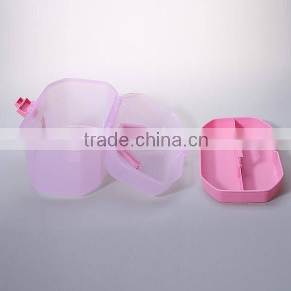 Pink Clear Plastic Family Healthy Box