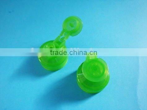 24/410 UV plstic flip top cap,shining silver plastic cap for bottle