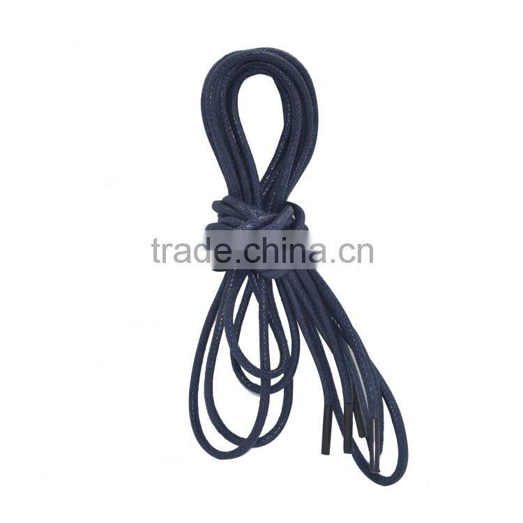 High quality cotton wax rope shoelaces