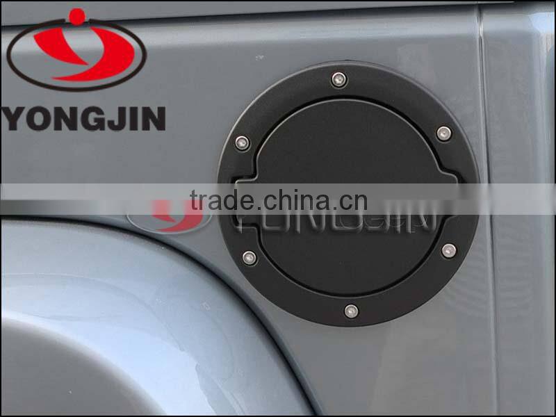 Newest JK Fuel Tank Cover Black gas door cover small engine fuel tank for jeep wrangler gas mini car