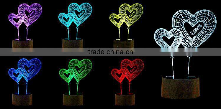 promotional item of 3d led night light