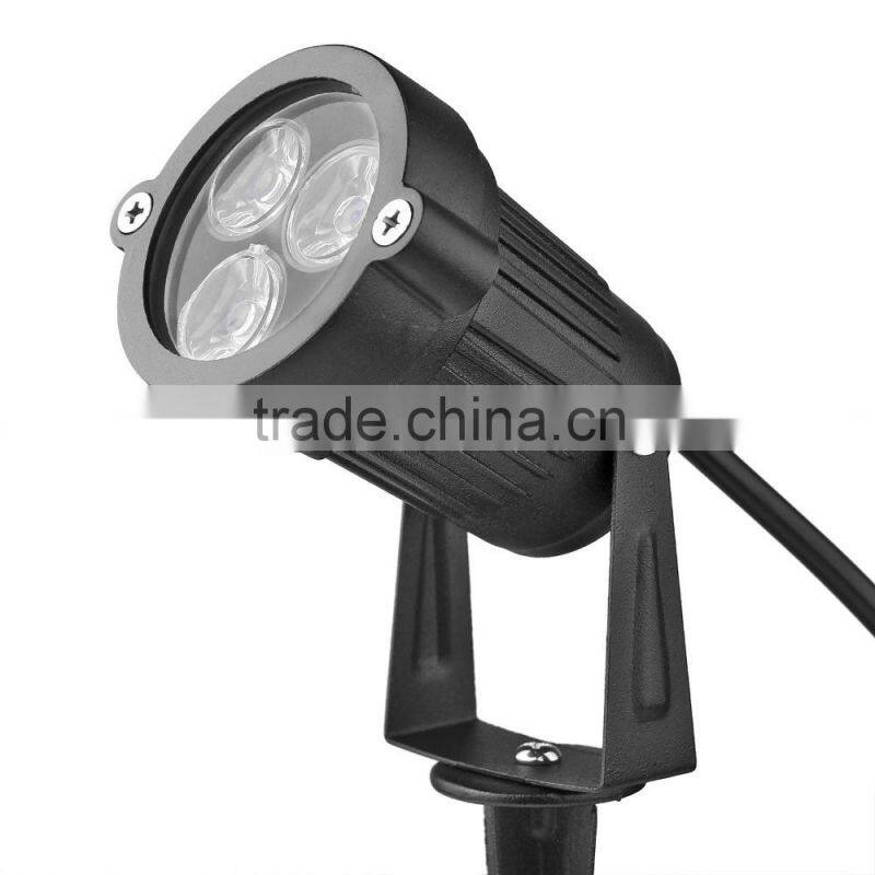High Quality Modern Aluminum 3W Garden Spot Lighting With Spike LED Outdoor Light