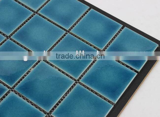 73*73mm blue glazed porcelain mosaic tiles