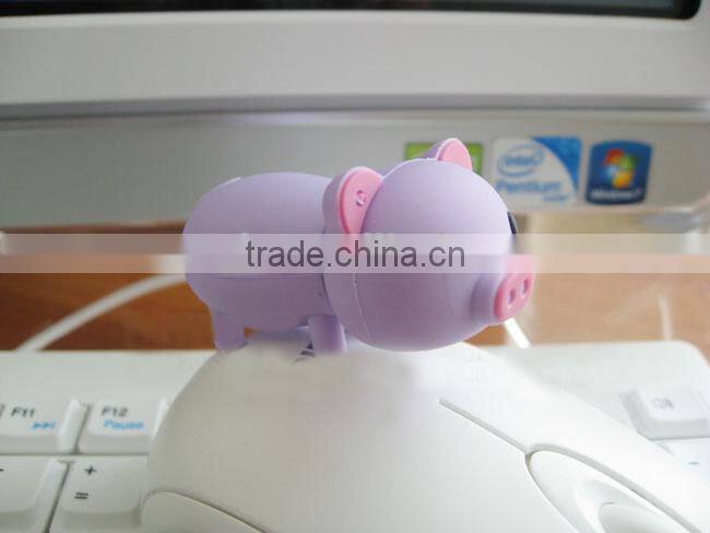 animal shape usb flash drive with little cute pig with high quality