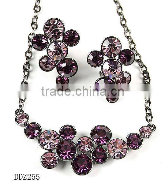 Heart matched necklace,Fashion diamond necklace,Cheap necklace charm