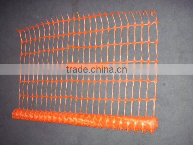Orange Warning Barrier Fence