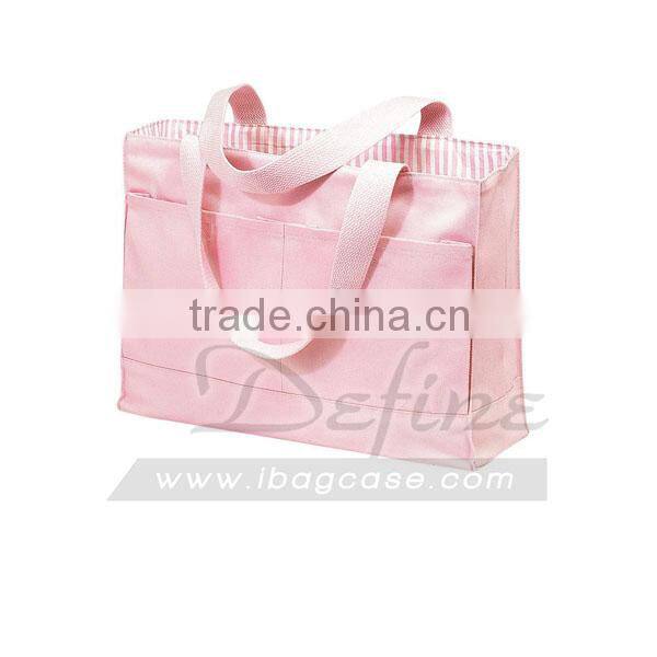 Direct Factory Double Pocket Canvas Tote Hot Sell In Amazon