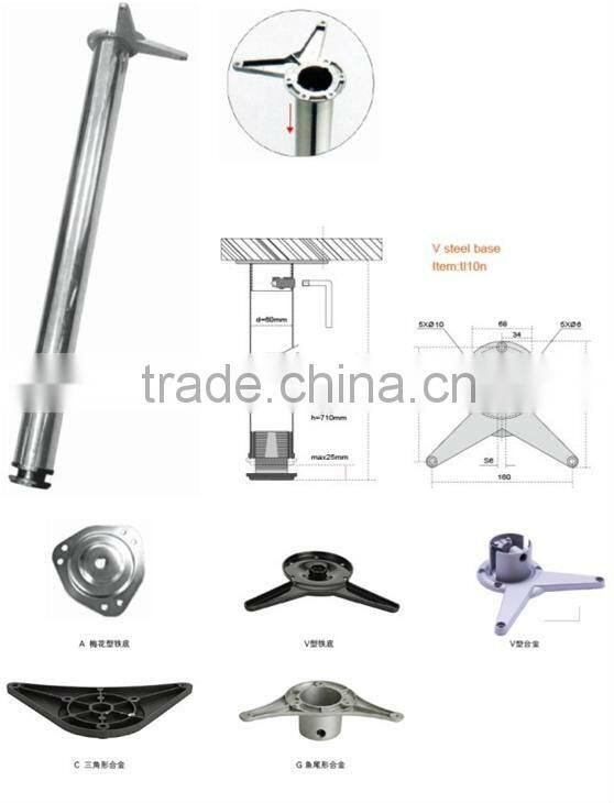 Chrome Plated Table Leg