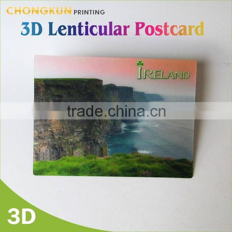 factory price lenticular post greeting card