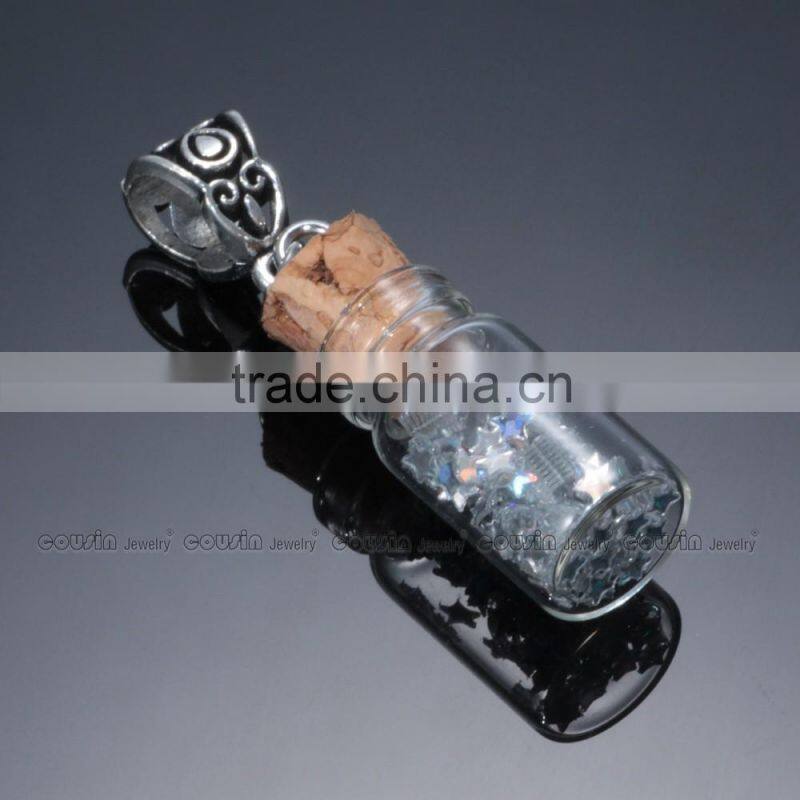 Pendant Necklace Drifting Bottle DZ0128f