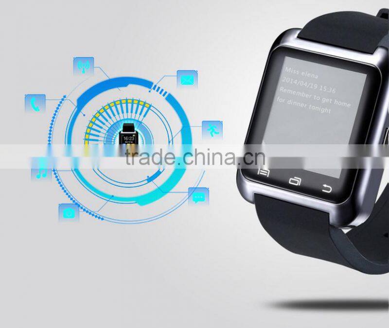 Hot selling touch screen smart watch phone U8 android smart watch factory with good quality
