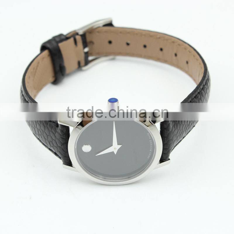 the unique black leather women watches