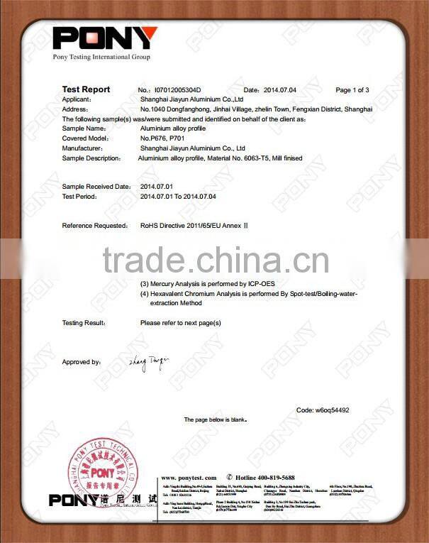 anodized aluminium alloy bracket profile made in China with top quality