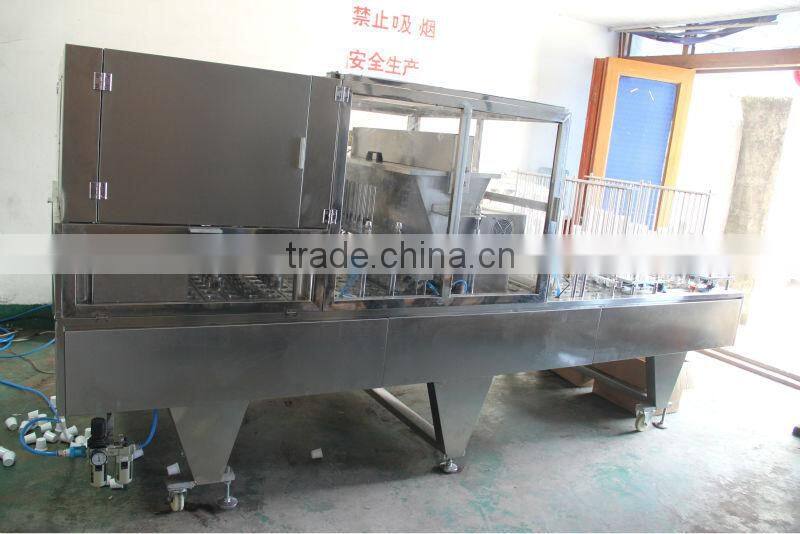 cheap automated custom powder cups filling sealing machine