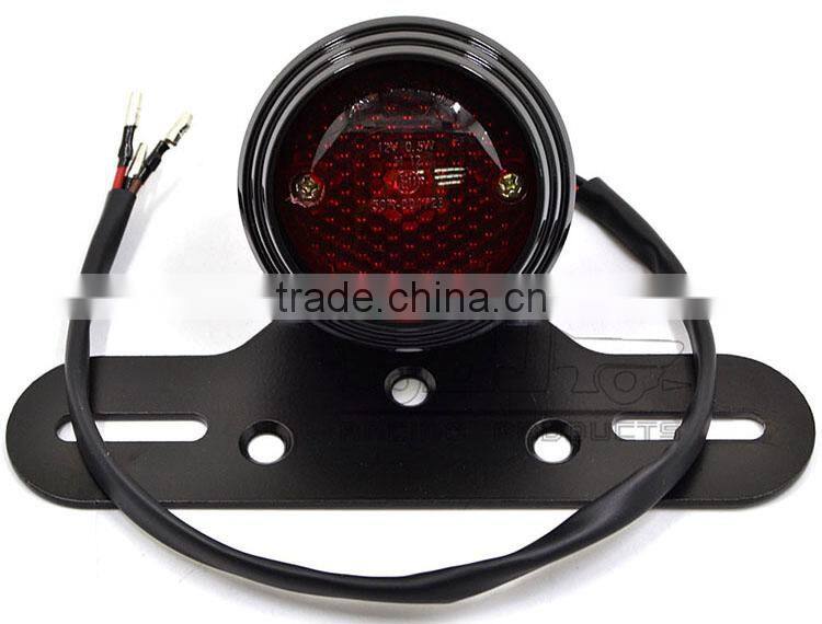 BJ-LPL-035 Recommended Billet Aluminum Black LED Sportbike Motocross Motorcycle Brake Tail Light