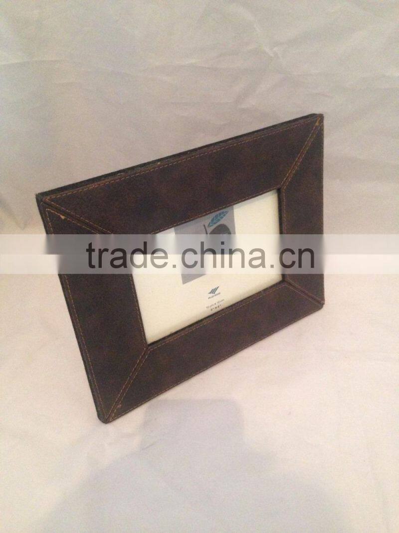 4''x6'' home photo frame quality leather picture frame decoration