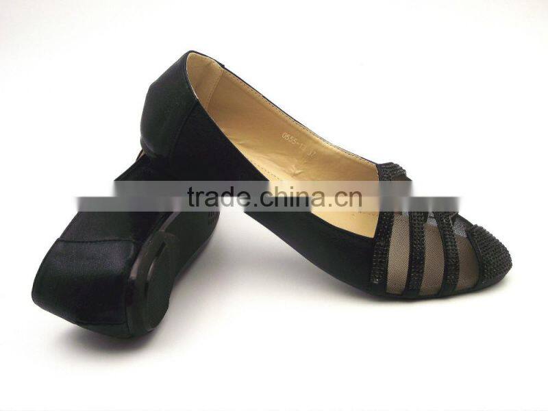 2016 hot sell popular Comfortable diamond flat shoes women shoes in stock