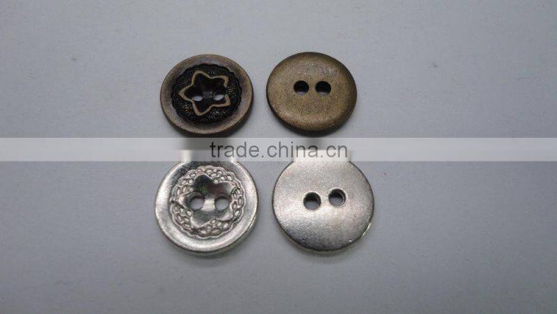 metal buttons china manufacturer nickel free antisilver holes button fty