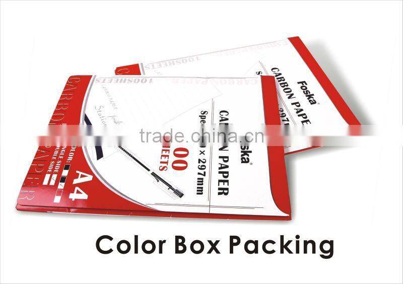 Popular Single/Double Size Paper Base Stock Blue High Quality Carbon Paper