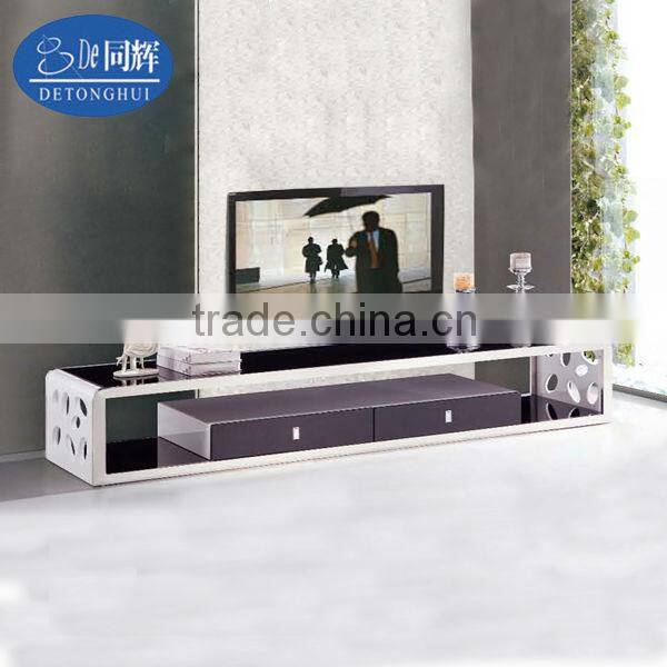 tv lcd wooden clear acrylic tv stand TV-839