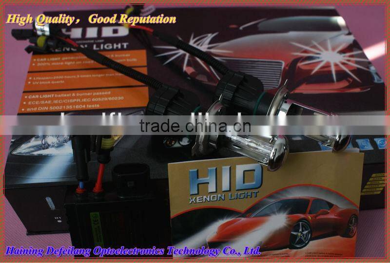 2013 Hottest Sale! Defeilang Real Factory HID xenon converse kit H4-3 super slim ballast high quality AC/DC 12V 24V 35W 55W