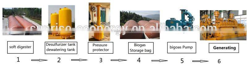 Biogas equipment's small biogas plant