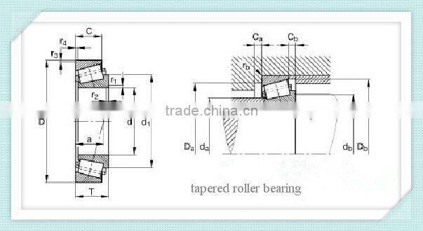 American standard bearing L44643/10 agricultural trailer wheel bearing