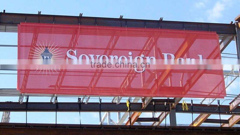 Long Life Weather Resistant waterproof Construction Wraps Mesh Banner