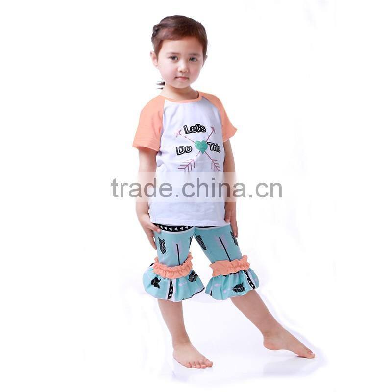 Fashion boutique popular baby clothes wholesale price bulk wholesale kids clothing blank top with pocket for baby girl