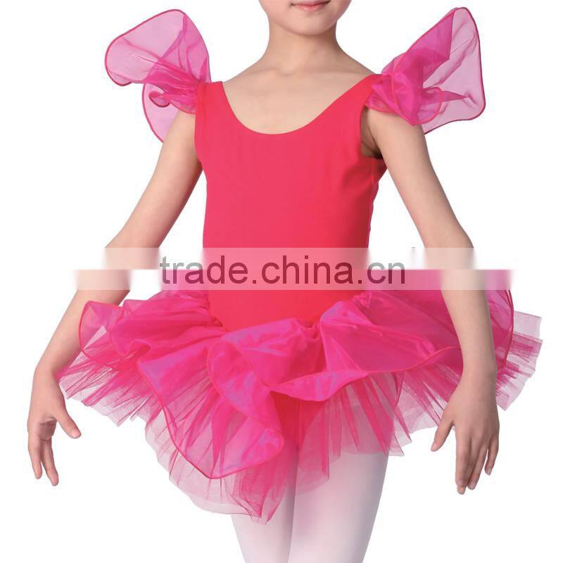 red ballet dress kids ballet dress BT037