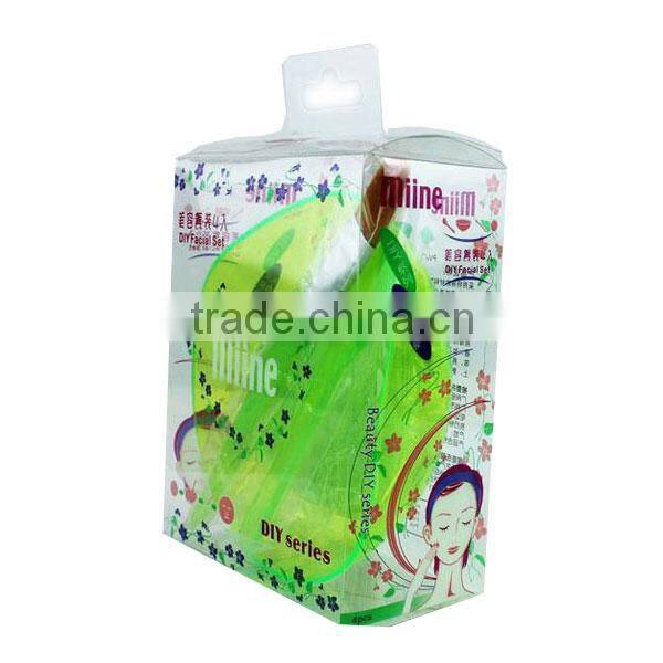 clear pvc boxes print cosmetic stock box